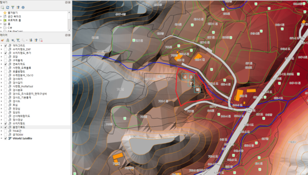 [산림실무-종합] 재해위험성 검토의견서 QGIS 강의 - 이미지 4